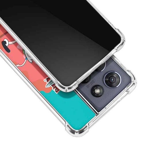 Adult Swim Adventure Time Jake and Finn Moto G 5G (2025) Clear Case