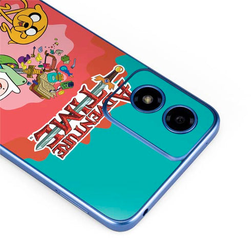 Adult Swim Adventure Time Jake and Finn Moto G Play 4G (2024) Skin