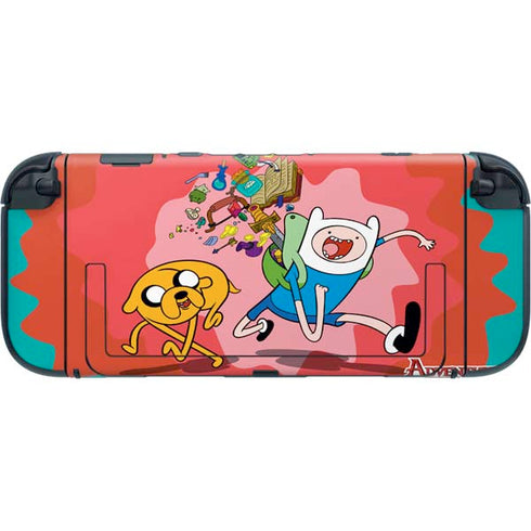 Adult Swim Adventure Time Jake and Finn Nintendo Switch 2 (2025) with Joy-Con Skin