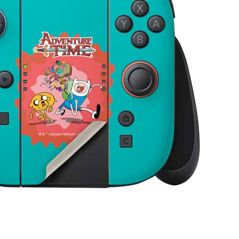 Adult Swim Adventure Time Jake and Finn Nintendo Switch 2 (2025) Joy-Con Controller Skin