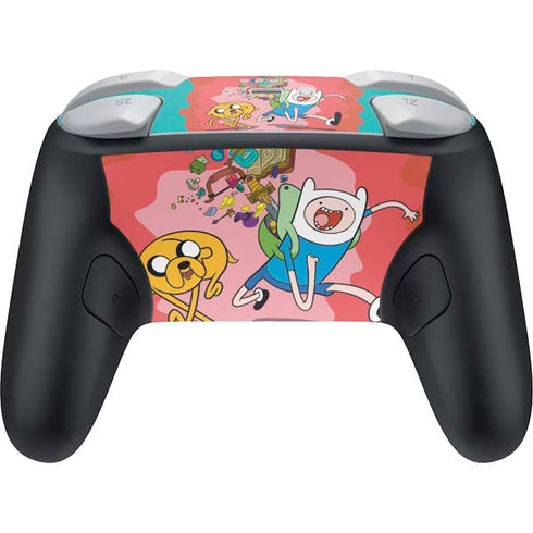 Adult Swim Adventure Time Jake and Finn Nintendo Switch 2 (2025) Pro Controller Skin