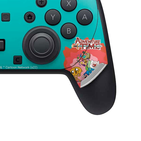 Adult Swim Adventure Time Jake and Finn Nintendo Switch 2 (2025) Pro Controller Skin
