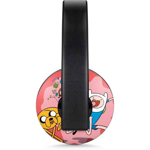 Adult Swim Adventure Time Jake and Finn PlayStation 4 Gold Wireless Headset Skin