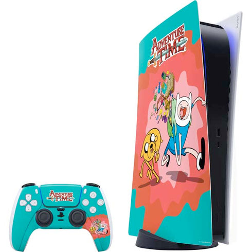 Adult Swim Adventure Time Jake and Finn PlayStation PS5 Skins