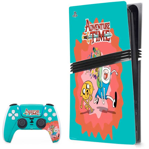 Adult Swim Adventure Time Jake and Finn PlayStation PS5 Skins