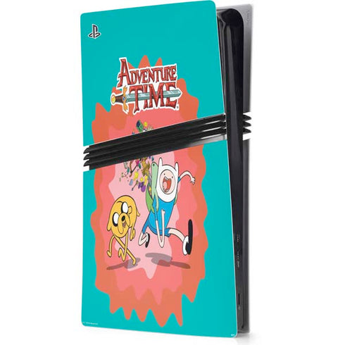 Adult Swim Adventure Time Jake and Finn PS5 Pro Console Skin