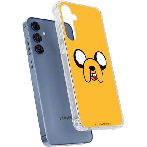Adult Swim Adventure Time Jake The Dog Galaxy A55 5G Clear Case