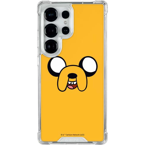 Adult Swim Adventure Time Jake The Dog Galaxy S25 Ultra Clear Case