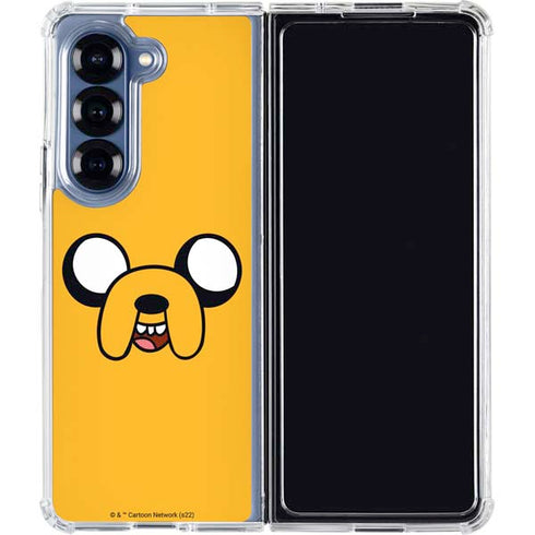 Adult Swim Adventure Time Jake The Dog Galaxy Z Fold7 Clear Case