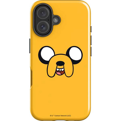 Adult Swim Adventure Time Jake The Dog iPhone 16 Impact Case