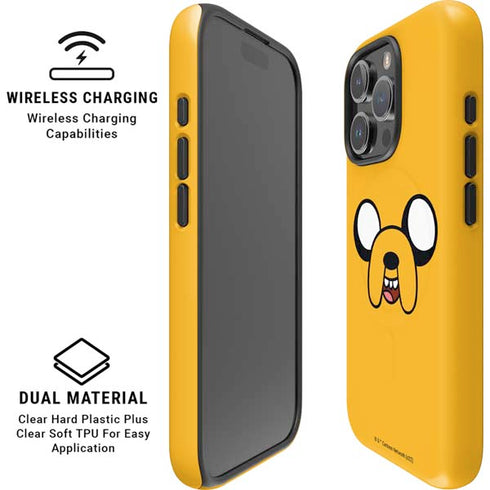 Adult Swim Adventure Time Jake The Dog iPhone 16 Pro Max Magsafe Impact Case