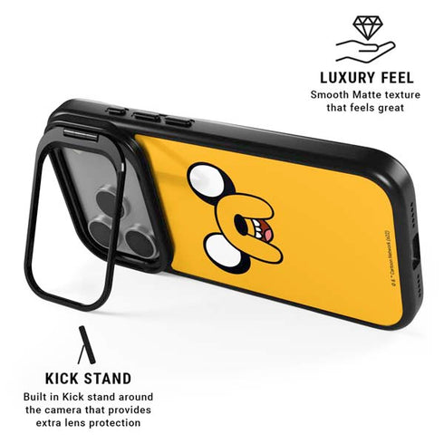 Adult Swim Adventure Time Jake The Dog iPhone 17 Pro Max Kickstand Case