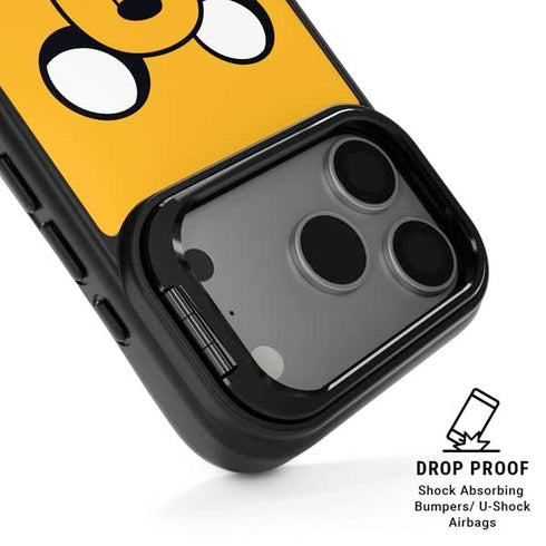 Adult Swim Adventure Time Jake The Dog iPhone 17 Pro Max Kickstand Case