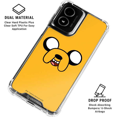 Adult Swim Adventure Time Jake The Dog Moto G Power 5G (2024) Clear Case