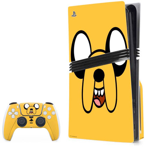 Adult Swim Adventure Time Jake The Dog PS5 Pro Disk Bundle Skin