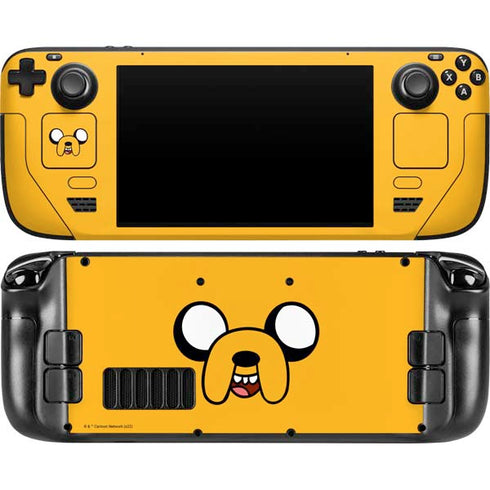 Adult Swim Adventure Time Jake The Dog Steam Deck Handheld Gaming Computer OLED Skin