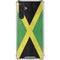 Jamaica Flag Distressed Galaxy A17 Clear Case