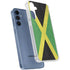Jamaica Flag Distressed Galaxy A55 5G Clear Case