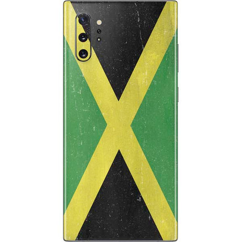 Jamaica Flag Distressed Galaxy Note 10 Plus Skin