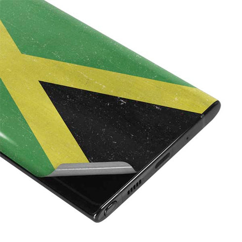 Jamaica Flag Distressed Galaxy Note 10 Plus Skin