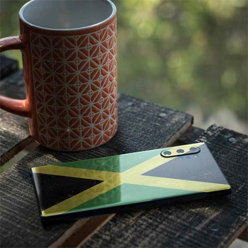 Jamaica Flag Distressed Galaxy Note 10 Plus Skin