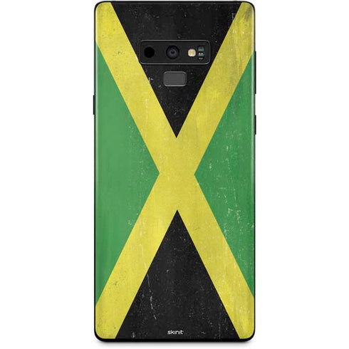 Jamaica Flag Distressed Galaxy Note 9 Skin
