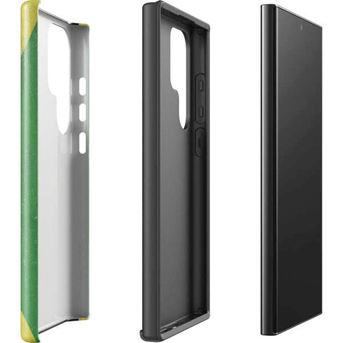 Jamaica Flag Distressed Galaxy S25 Ultra Impact Case
