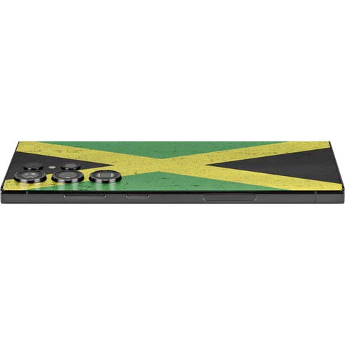 Jamaica Flag Distressed Galaxy S24 Ultra Skin