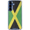 Jamaica Flag Distressed Galaxy S25 Plus Clear Case