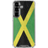 Jamaica Flag Distressed Galaxy S26 Plus Clear Case