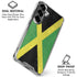 Jamaica Flag Distressed Galaxy S26 Plus Clear Case