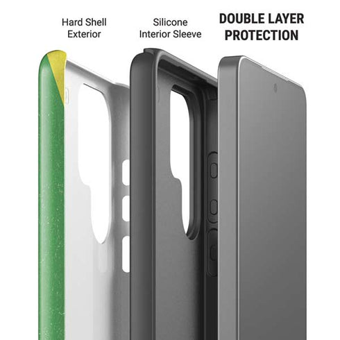 Jamaica Flag Distressed Galaxy S26 Ultra Impact Case