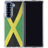 Jamaica Flag Distressed Galaxy Z Fold6 Clear Case
