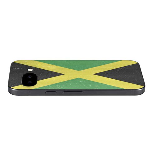 Jamaica Flag Distressed Google Pixel 9a Skin