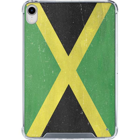 Jamaica Flag Distressed iPad 11th Gen (2025) Clear Case