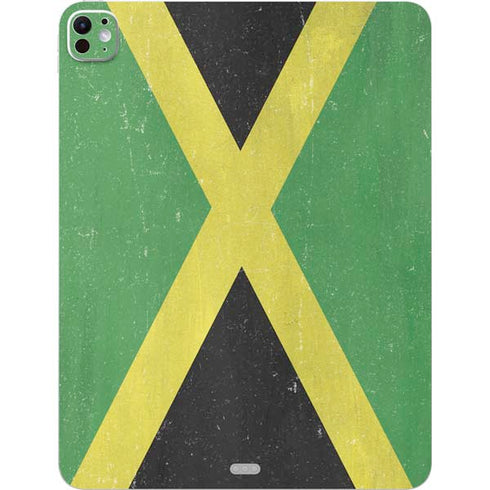 Jamaica Flag Distressed iPad Pro 13in M4 (2024) Skin