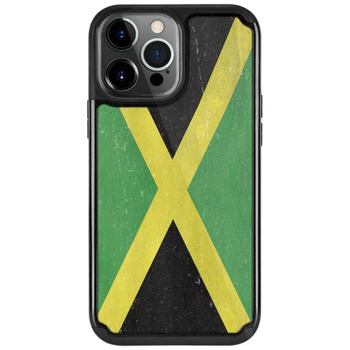 Jamaica Flag Distressed iPhone Cases