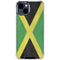 Jamaica Flag Distressed iPhone 15 Clear Case