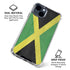 Jamaica Flag Distressed iPhone 15 Clear Case