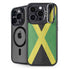 Jamaica Flag Distressed iPhone 15 Pro Max Kickstand Case