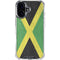 Jamaica Flag Distressed iPhone 16 Plus Clear Case