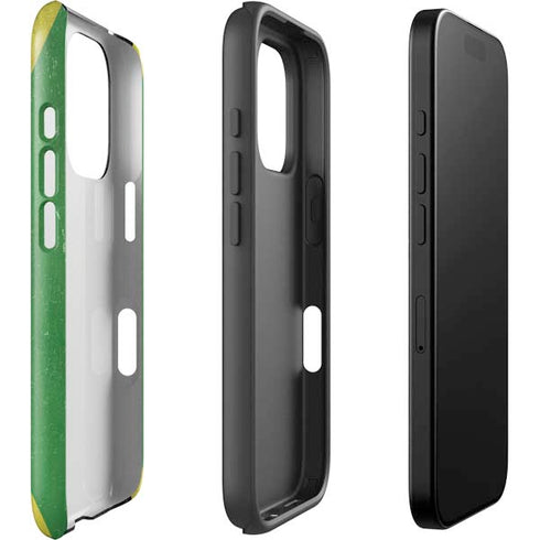 Jamaica Flag Distressed iPhone 16 Pro Impact Case