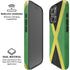 Jamaica Flag Distressed iPhone 16 Pro Max Magsafe Impact Case