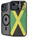 Jamaica Flag Distressed iPhone 16e Kickstand Case