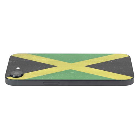 Jamaica Flag Distressed iPhone 16e Skin