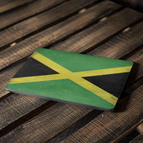 Jamaica Flag Distressed Apple MacBook Air Skin