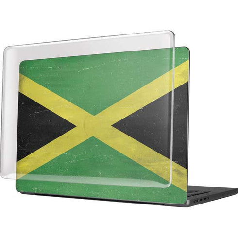Jamaica Flag Distressed MacBook Pro 14in (2021-24) Case plus Skin