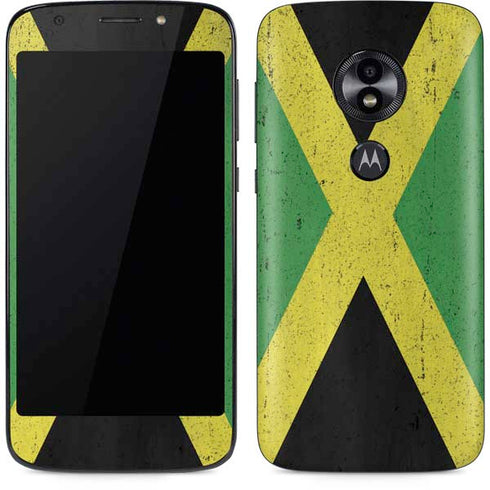 Jamaica Flag Distressed Moto E5 Play Skin
