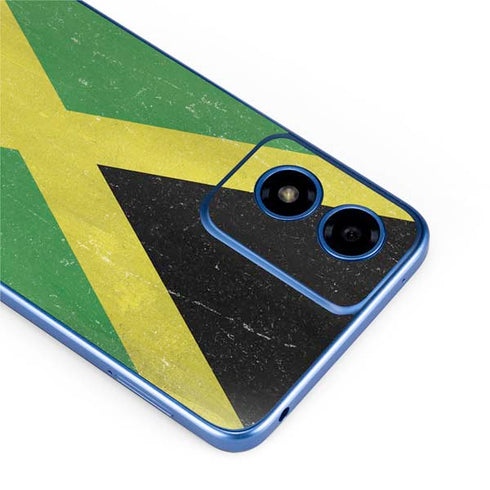 Jamaica Flag Distressed Moto G Play 4G (2024) Skin