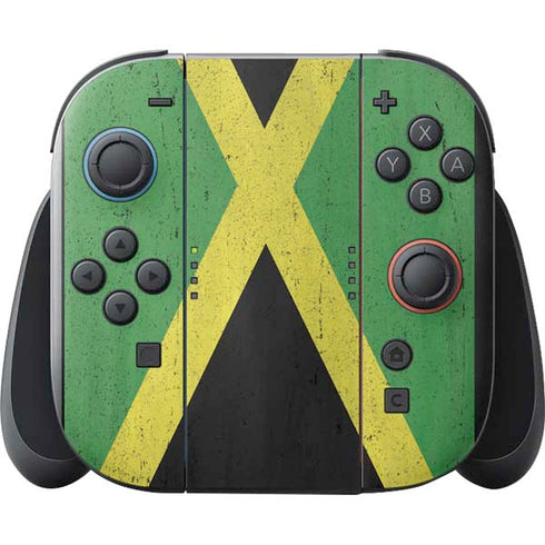 Jamaica Flag Distressed Nintendo Switch 2 (2025) with Joy-Con Skin